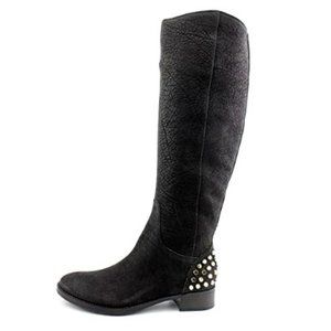 RACHEL Rachel Roy Rosmeri Black Riding Boots 7.5